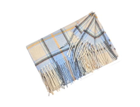 Pañuelo Borla - Inglaterra - Beige Azul Claro Pañuelo Borla - Inglaterra - Beige Azul Claro JEIIBRZUI
