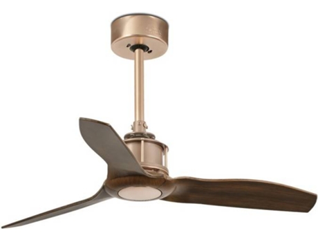 Ventilador de Techo FARO BARCELONA Mini Just Fan Marrón (9 W - Diámetro 81 cm)