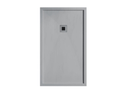 Plato De Ducha Resina Sarin Gris  90x150 Cm Rejilla Color