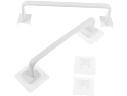 Juego de 2 toalleros adhesivos de pared, duraderos para baño y cocina, Ins Gokoco