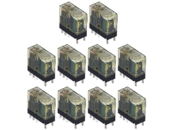 Relé De Potencia Miniatura De 8 Pines, 2 Na, 2 Nc, Dc24v, 8a, Bem2scl, Componente Electrónico Delgado.