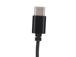 Auriculares Con Cable Usb Tipo C Con Aislamiento De Ruido, Control De Volumen Y Micrófono - Negro - 1,2 M