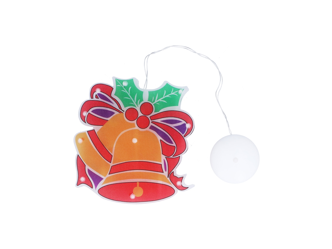 2026-luces De Navidad Led Con Batería Colgantes Para Ventana Con Ventosa Decoración Fiesta Navideña