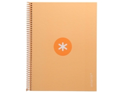 Cuaderno LIDERPAPEL Série Antartik 90g/m² Amarillo , horizontal (A4)
