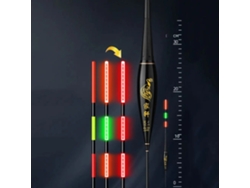 Flotador electrónico de pesca con dos luces indicadoras, nuevo tipo de flotador deslizante. Mdug (18,5 cm x 1 g)