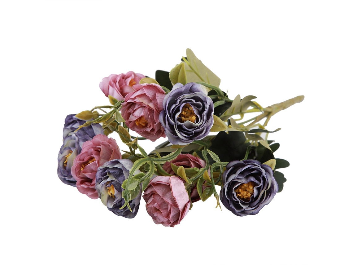 RNEMITERY Ramo Artificial de Flores de Seda de Camelia Decoración Hogar Jardín Boda