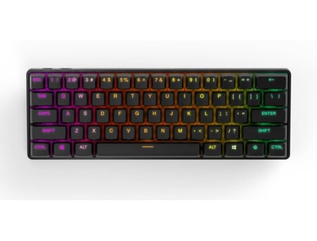 Teclado Gaming STEELSERIES Apex Pro Mini WL (Inalámbrico - Mecánico - Inglés - Negro)