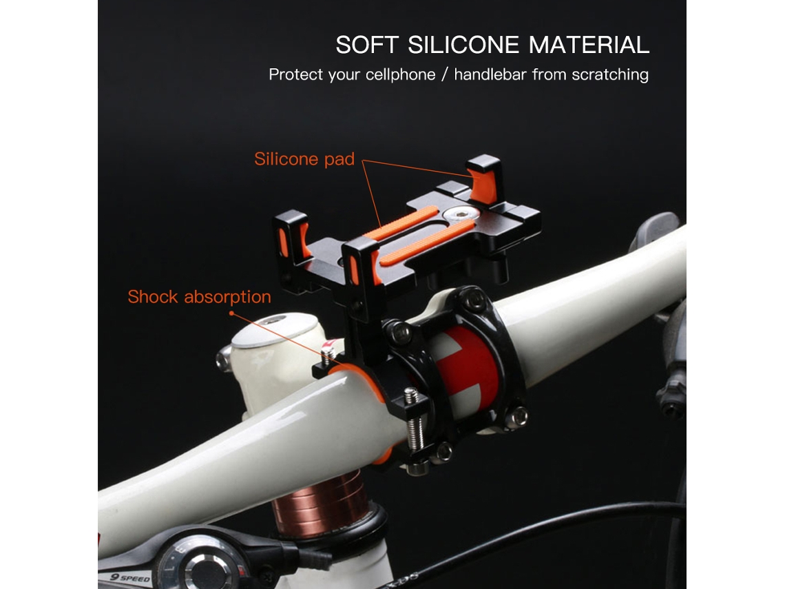 Soporte Para Teléfono Móvil Ajustable Para Bicicleta Y Moto, Montaje En Manillar Fácil Instalación, Accesorios De Bicicleta