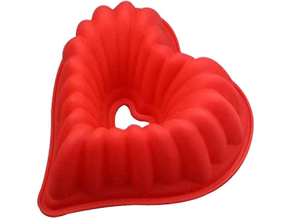 Molde De Silicona En Forma De Corazón, Molde De Pastel Multicavidad, Antiadherente Para Hornear, Repostería Y Helados