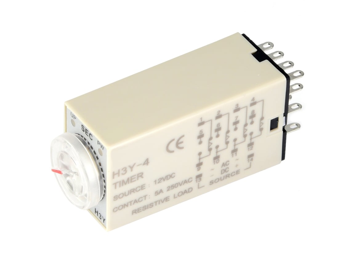 2026dz-relé De Tiempo H3y-4 Retardo De Encendido 14-pin 12vdc 30s Control De Puntero