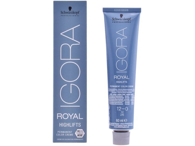 Tinte de Cabello SCHWARZKOPF Igora Royal Highlifts 12-0 (60 ml)