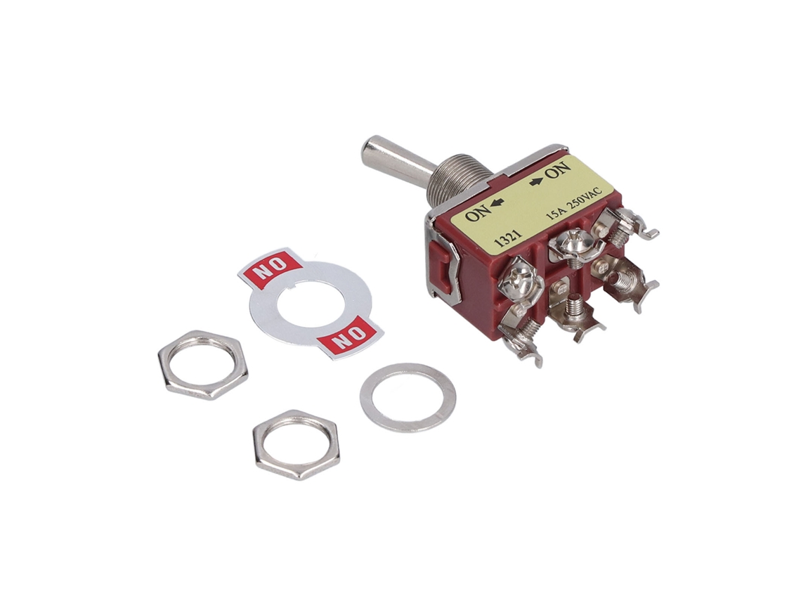 Omni-20 Piezas Interruptor De Palanca De Bloqueo Automático 6 Terminales 2 Posiciones Kit De Repuesto Ac