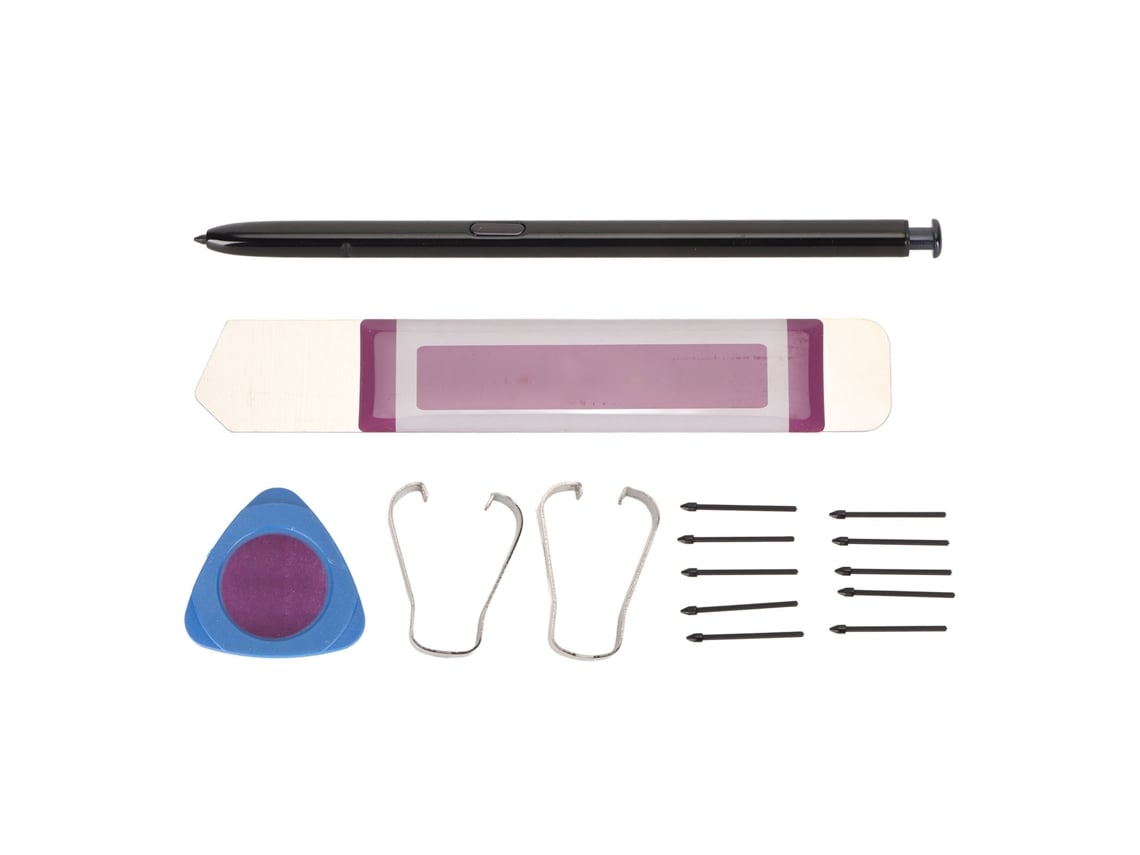Caneta Stylus Com 4096 Pressão Para Galaxy Note 10 Note 10+ Note 10 Plus Com 10 Pontas Preto