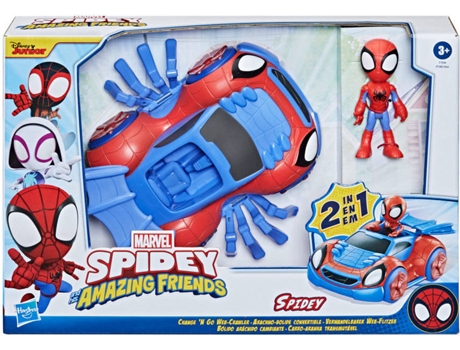 Figura de Acción SPIDEY AND HIS AMAZING FRIENDS Spidey Change 'N Go Web-Crawler (Edad Mínima: 3 años)