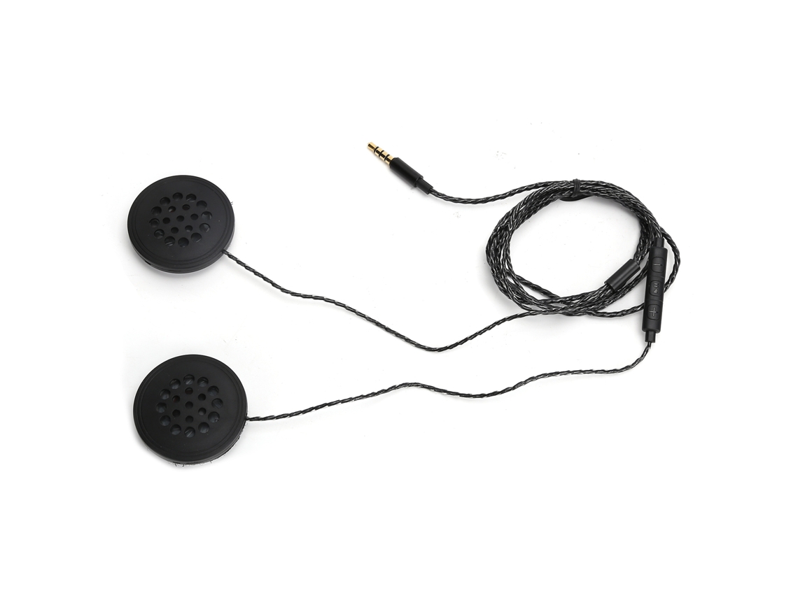 Fone De Ouvido Para Capacete Moto Universal Estéreo Com Função Handsfree Plug 3.5mm Para Ciclismo E Música