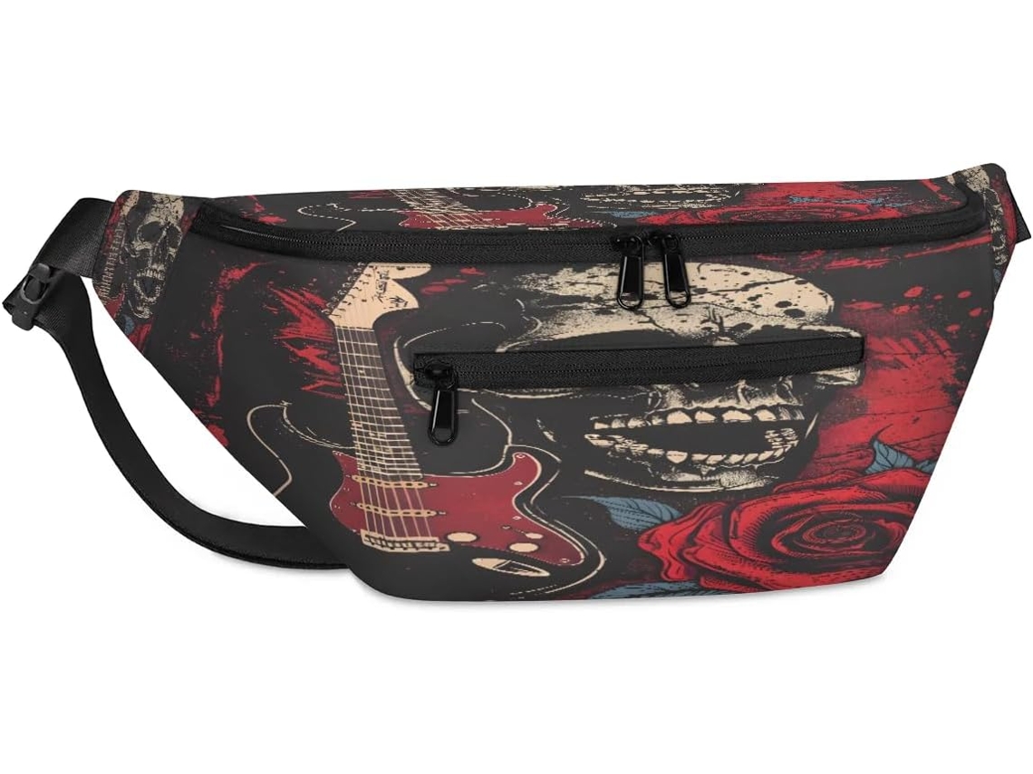 Bolso Bandolera Unisex Para Guitarra Eléctrica Gran Capacidad Estilo Casual Para Viajes Deportes Gimnasio C