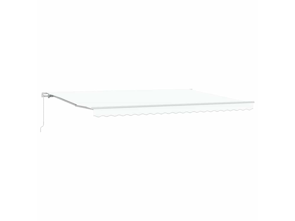 Toldo Retrátil MAISON EXCLUSIVE Branco 500 X 300 X 165 cm