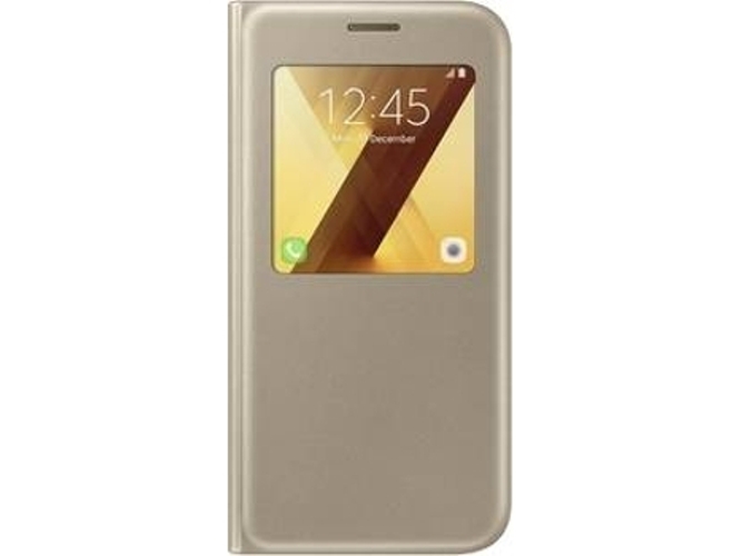 Funda SAMSUNG Galaxy A5 2017 S-View Dorado