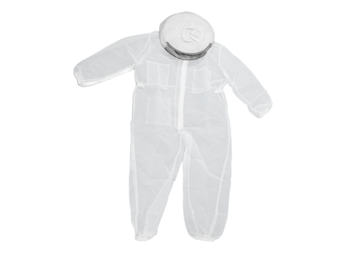Traje de apicultor de verano, transpirable, ultrafino, suave, cómodo, de algodón, protector para herramientas de apicultura.