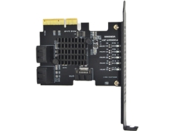 Tarjeta De Expansión Pcie De 5 Puertos Compatible Con Arranque Ahci, Adaptador Pciexpress Sata3 Con