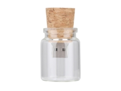 Unidad Flash Usb 2.0 Wishing Floating Bottles Wood De 128g, Memoria Usb