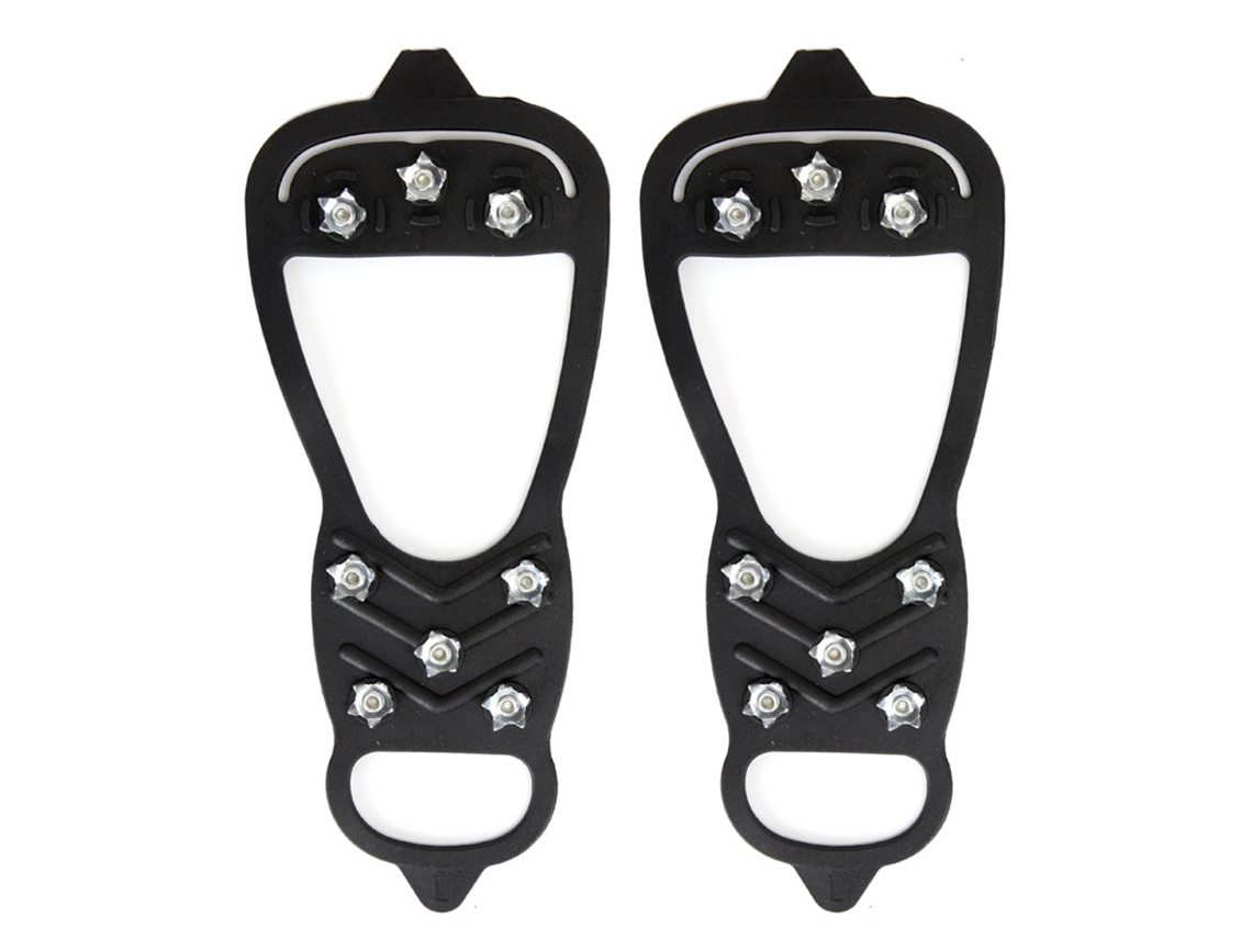 Crampones antideslizantes para nieve, de 8 dientes.