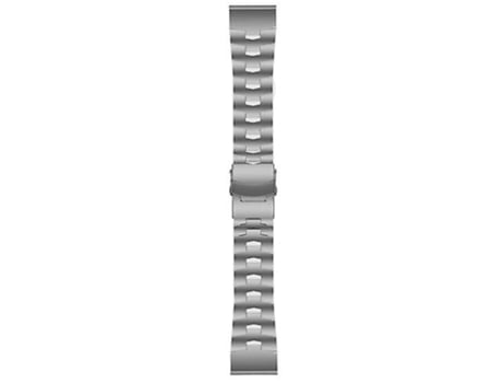 Correa para Garmin Fenix 5x Plus 26 mm Aleación de titanio Correa de reloj de liberación rápida Gris titanio VENISYMLIS
