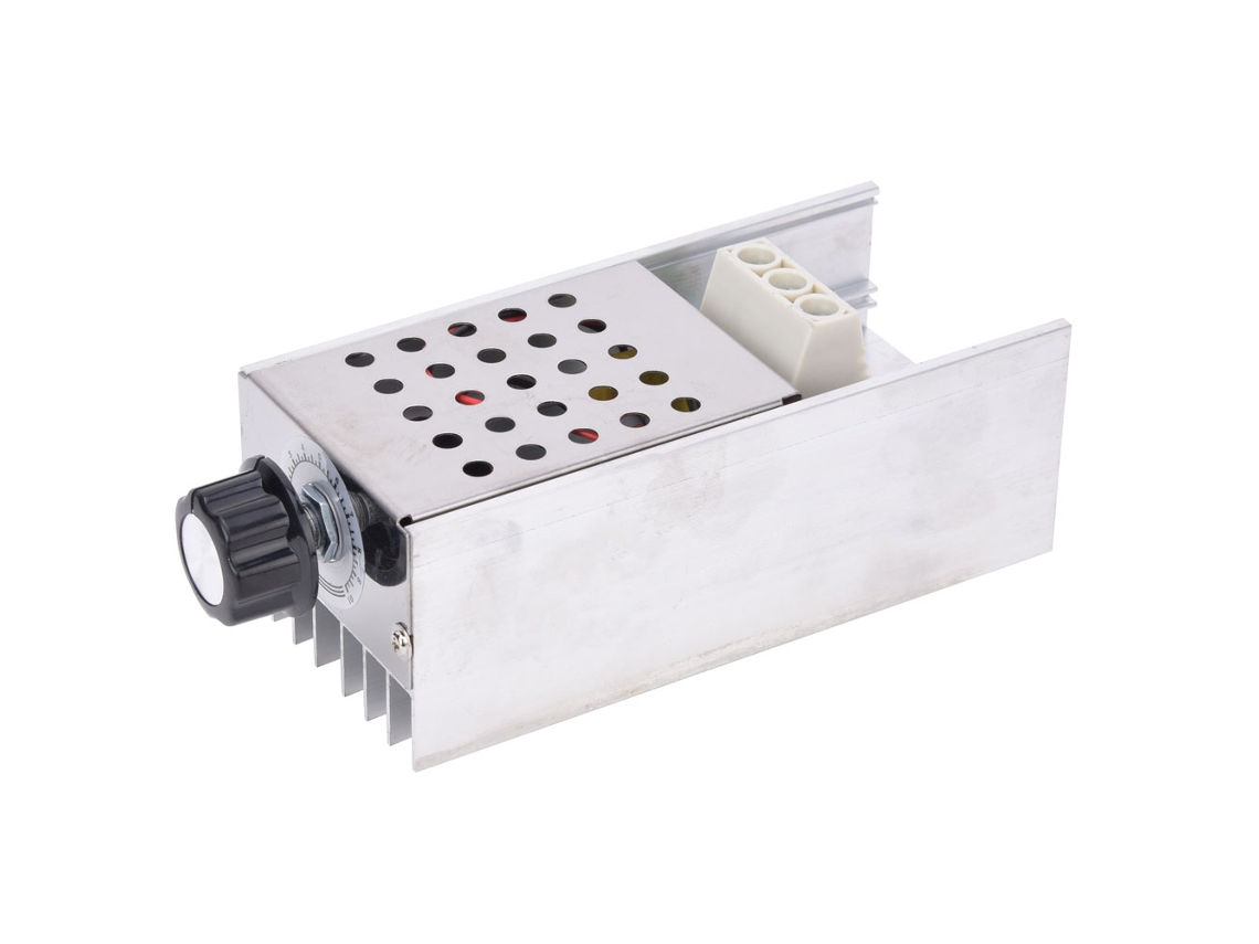 2026dz-regulador De Voltaje Eléctrico Scr Ac 10000w 220v Para Dimmer, Regulación De Velocidad Y Termostato Con Carcasa Importada