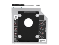 Sata3.0 Hdd Caddy 12.7mm Universal Aluminio Gabinete De Disco Duro Secundario Para Portátil