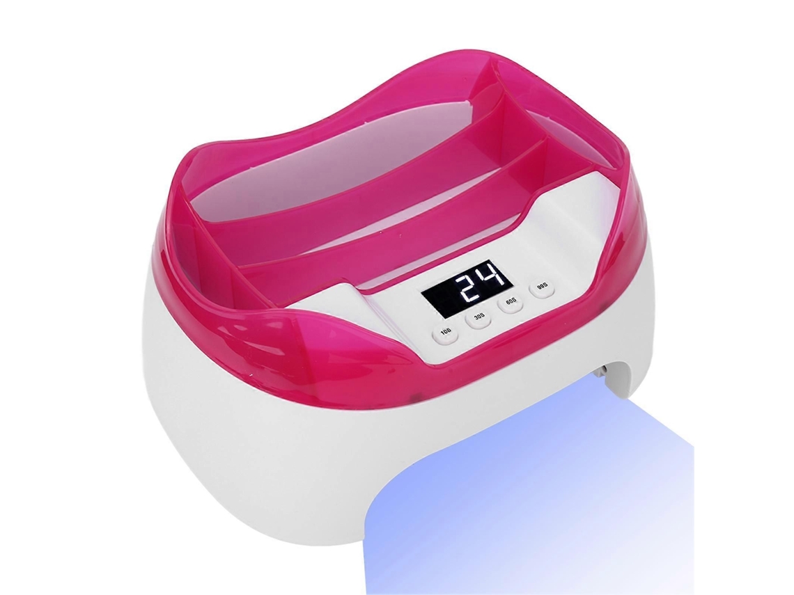 Lámpara UV para uñas de gel de 110 W con 4 ajustes de temporizador, herramienta profesional multifuncional para decoración de uñas con esmalte en gel, 110-240 V GOKOCO