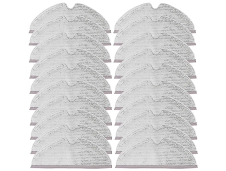 Almohadillas de trapeador de 20 piezas para Xiaomi Roborock S5 Max S6 Pure S6 Maxv S5