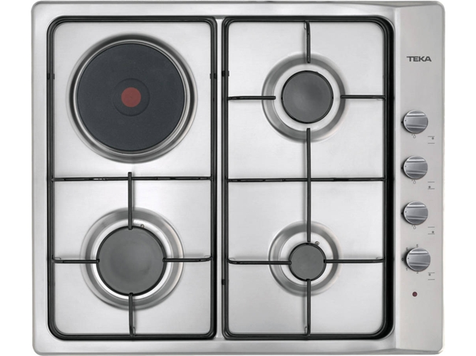 Placa de Gas TEKA E 60.3 3G 1P AL (Gas Natural - 60 cm - Inox)
