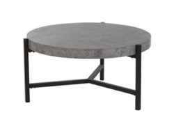 Mesa auxiliar BELIANI Bonita de MDF Gris 70x70x42