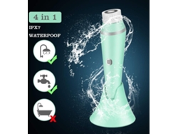 Cepillo de limpieza Mdug, 4 cepillos eléctricos, 1 cepillo impermeable, rotación de 3 niveles