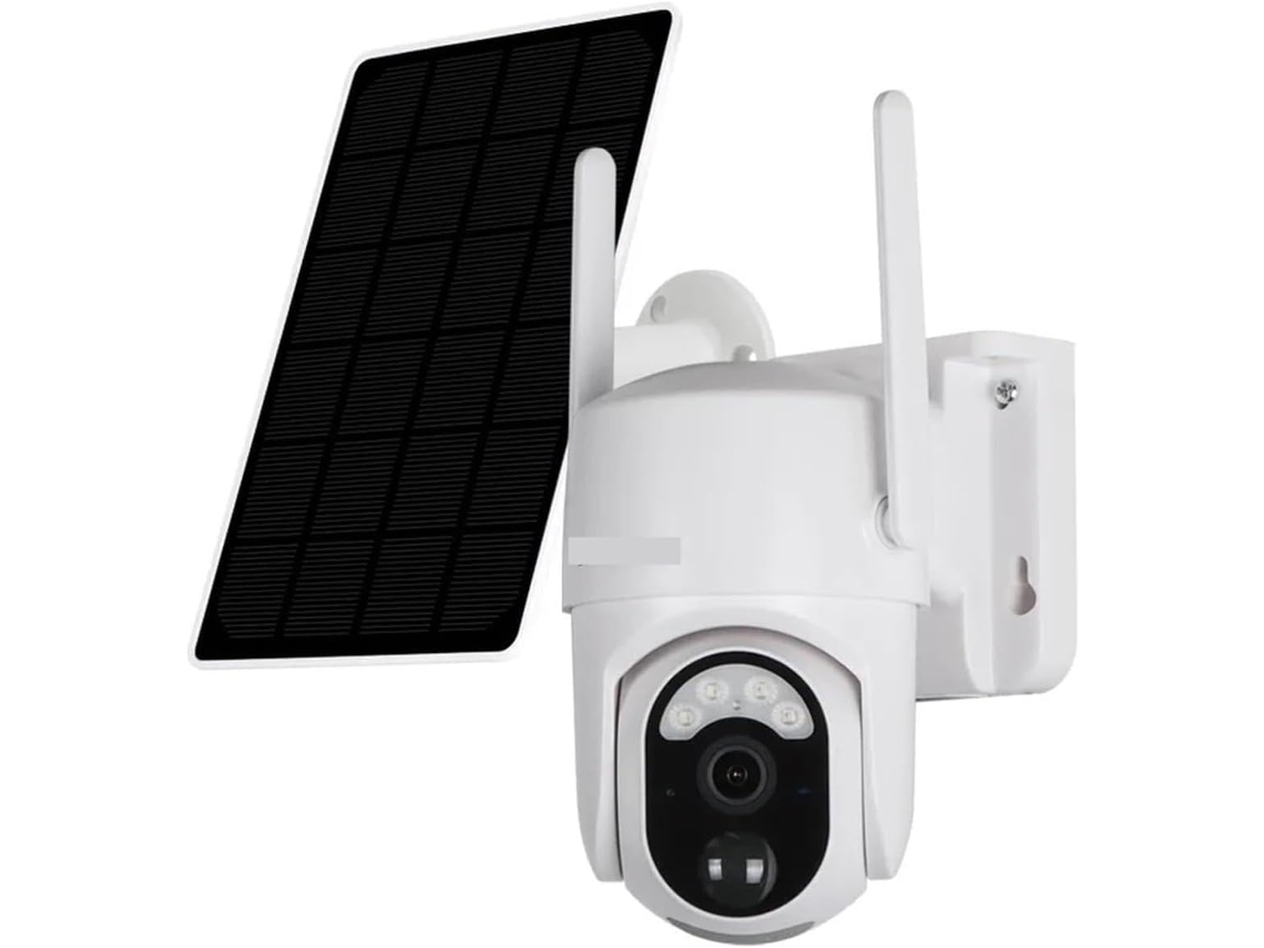 Cámara De Seguridad Solar Inalámbrica Para Exteriores De 4 Mp Con Sim 4g
