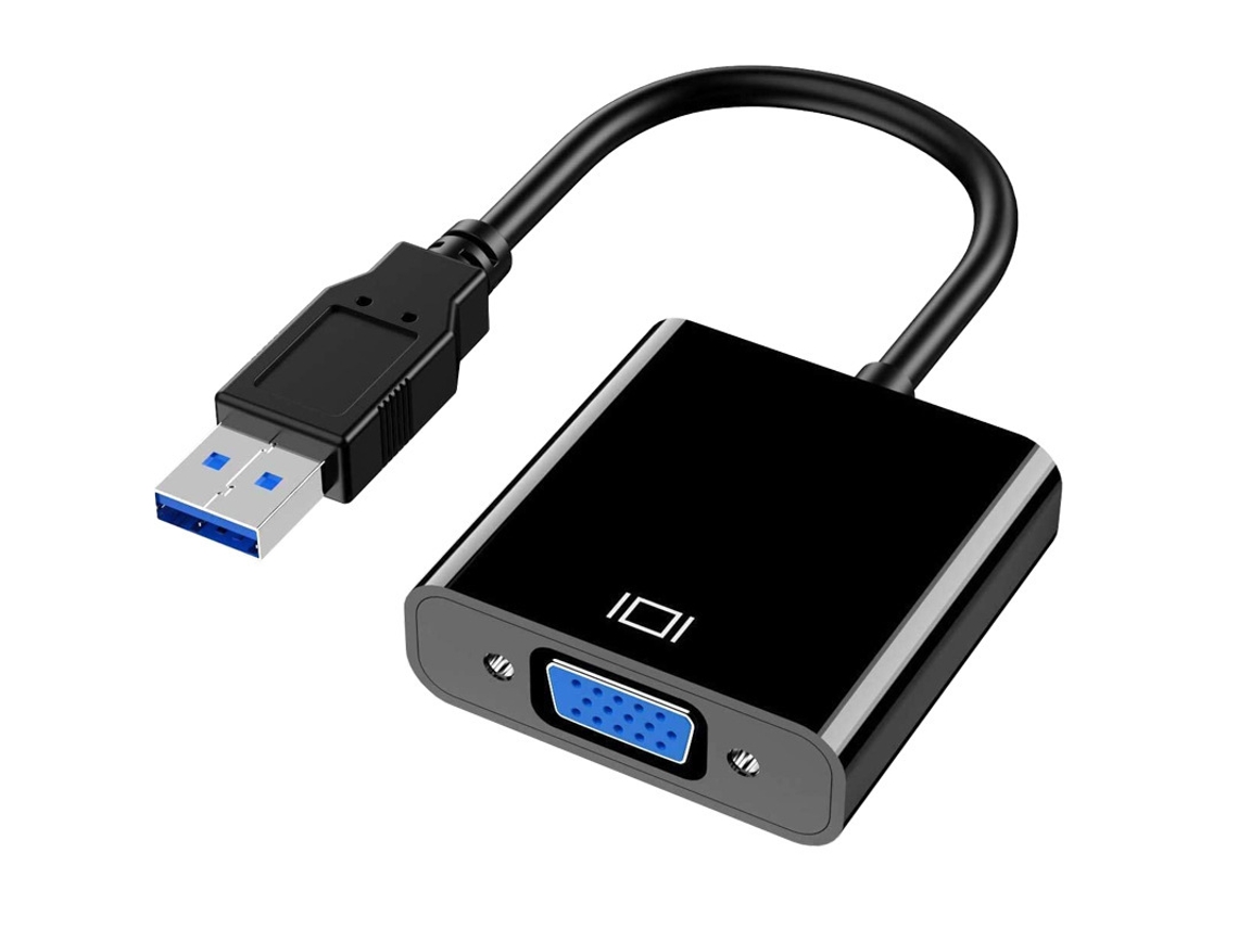 Adaptador USB 3.0/2.0 a VGA con controlador externo, convertidor de vídeo HD 1080p. Cissaea22