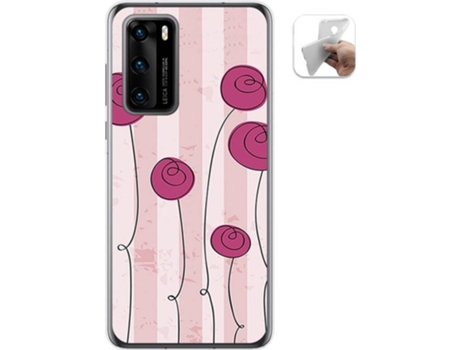 Carcasa Huawei P40 TUMUNDOSMARTPHONE Flores Vintage Multicolor