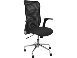 Silla Operativa PYC Minaya Negro (Brazos Ajustables - Malla)