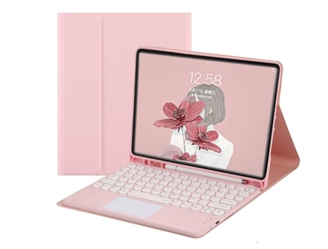 Carcasa Flip Cover y Teclado Bluetooth YIMGOTTA para iPad 10.2(2021/2020/2019)/iPad Air 10.5/iPad Pro10.5