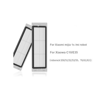 1 Uds filtro Hepa filtros lavables para Xiaomi mi robot Mijia 1s Roborock S5 S6 Max S50 S55 S51 T6 piezas de Robot aspirador