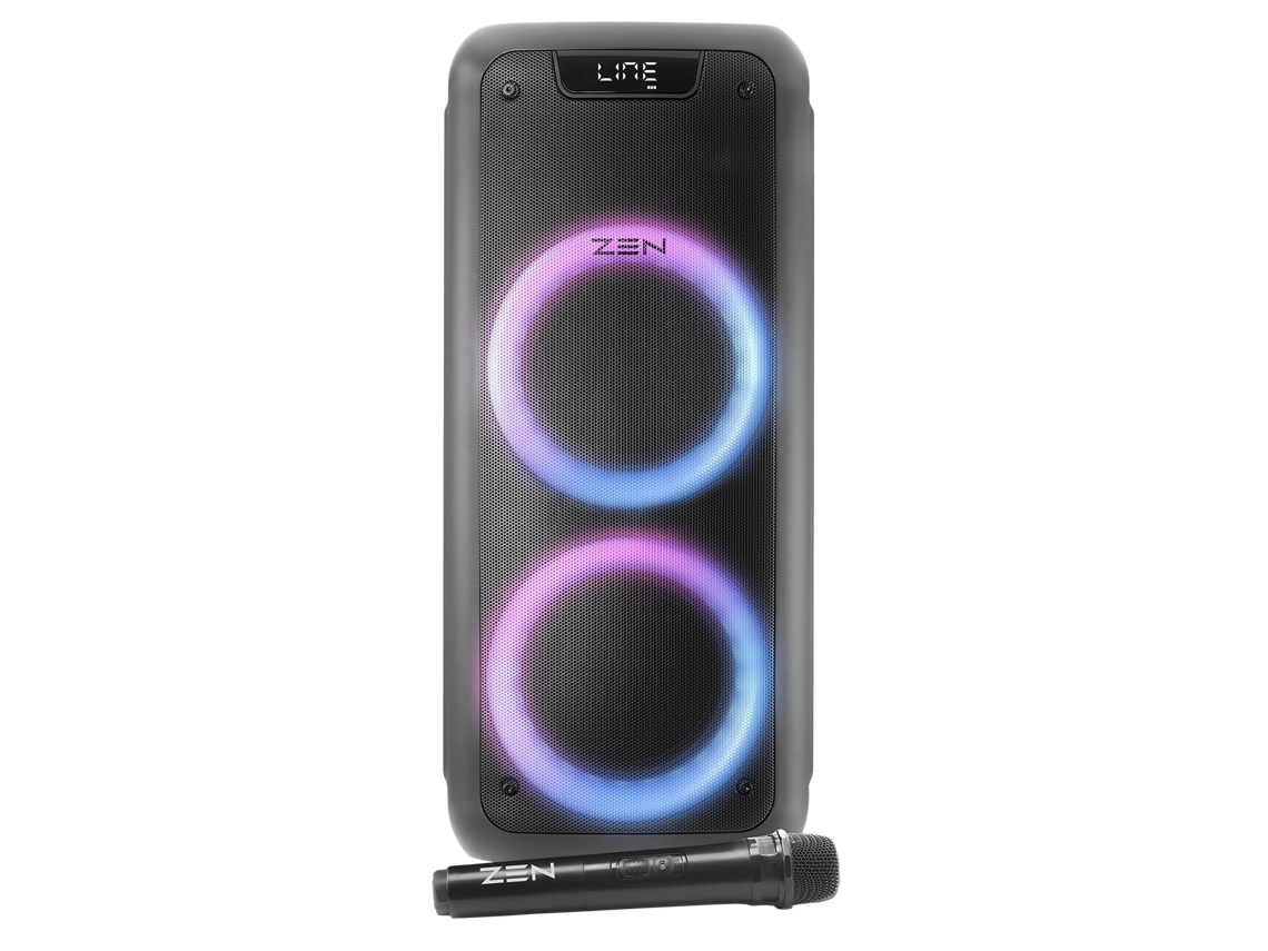 Altavoz Bluetooth Zen Phoenix de 250 W con iluminación LED