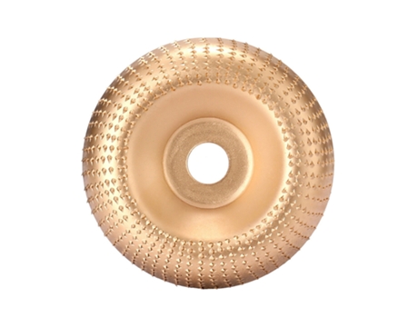 Disco de rueda de amoladora de 4 '', rueda moldeadora de madera, disco de molienda de madera para amoladoras angulares con eje de 16 mm/0,63 pulgad...