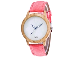 Reloj De Mujer Zhoulianfa F 473n, Elegante Brazalete De Cuarzo De Mezclilla, Para Negocios Y Uso Diario, Rosa.