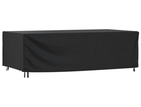 Cubierta Para Muebles De Jardín VIDAXL Negro Poliéster (300x140x90 cm)