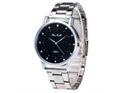 Reloj De Pulsera Redondo De Aleación Moderno Con Esfera Simple Display Analógico De Cuarzo Zhoulianfa