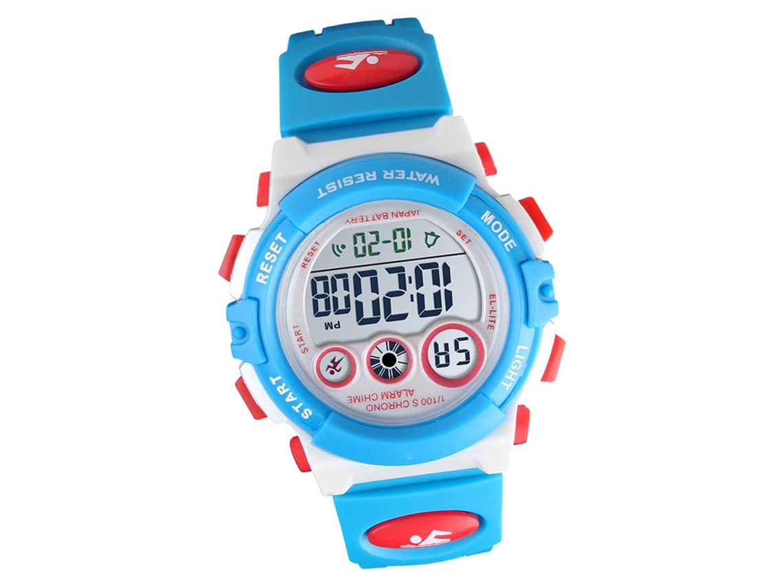 Reloj Digital Infantil Skmei 1451, Resistente Al Agua Hasta 50 M, Multifuncional, Para Niños Y Niñas.