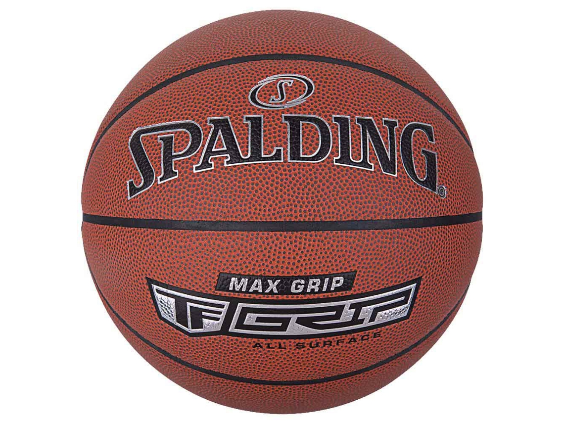 Balón de Baloncesto SPALDING max grip (Rojo)