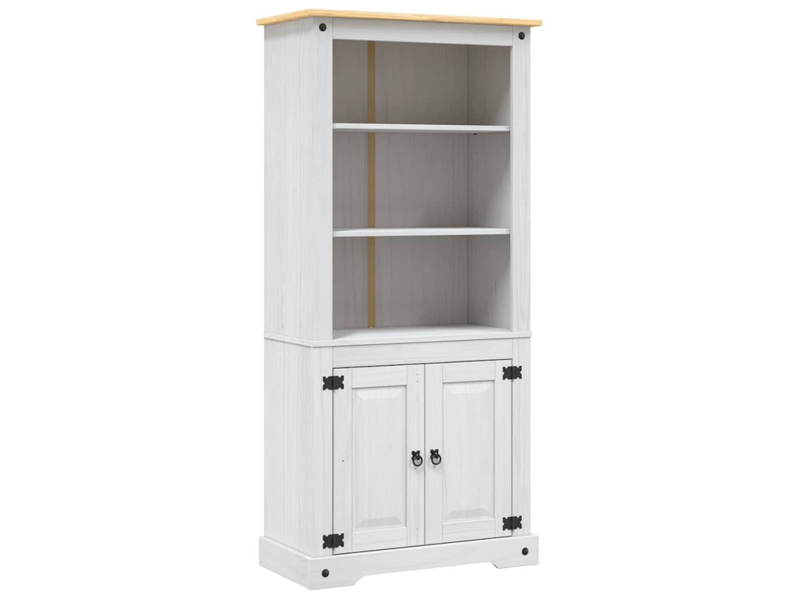 Aparador Corona Pino Mexicano Blanco 80x40x170 cm MAISON EXCLUSIVE