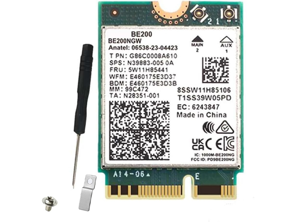 Tarjeta Wifi 7 Be200 Be200ngw Bt 5 4 802 11ax Tri Band M 2 Ngff