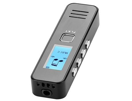 Grabadora de sonido Altavoz USB Recargable Lápiz de voz digital Reproducción externa Reproductor de música Dispositivo de cancelación profesional d...
